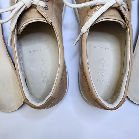 ECCO Soft 7 Shoes Womens 8.5 Tan Nubuck Leather Slip On Comfort Sneaker EU39 - Picture 8 of 9